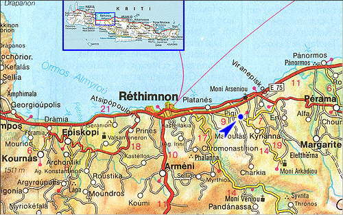 Pigi: Lageplan